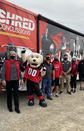 Team in front of SHRed mobile 